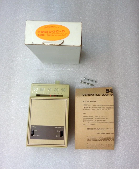 SECO Versatile Low Voltage Thermostat TM300C-D