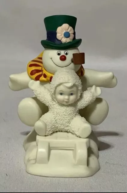 Fun With Frosty The Snowman Dept 56 Snowbabies 3 1/2" Figurine New In Box