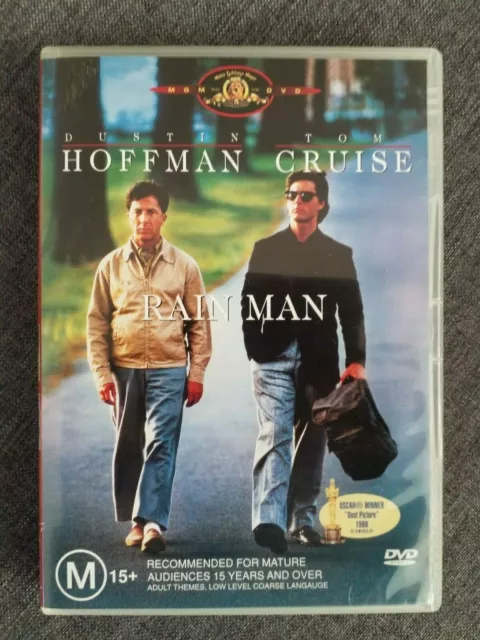 RAIN MAN DUSTIN Hoffman Tom Cruise DVD R4 CULT Movie $8.97 - PicClick AU