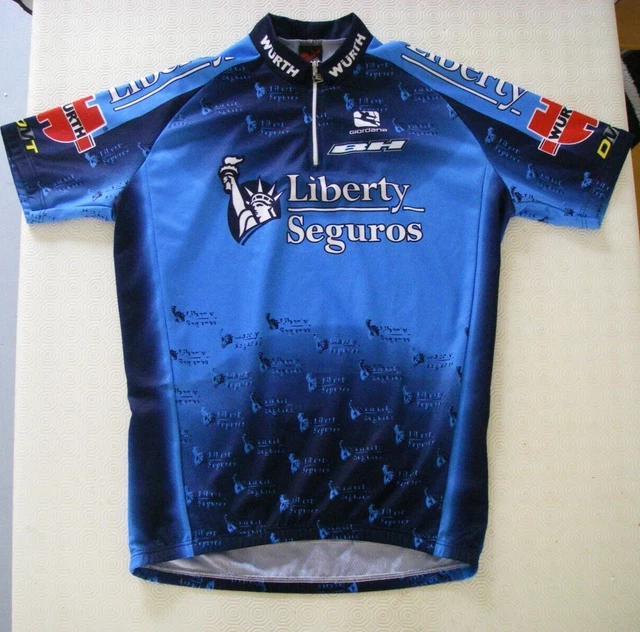 Maillot Cycliste Vintage Santini – Enfant, Taille XS, équipe Pro Tour 1987, Demi-fermeture éclair