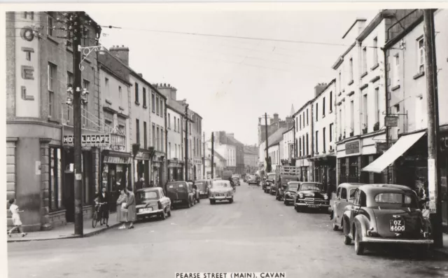 a irish pearse street cavan county eire old antique  postcard ireland