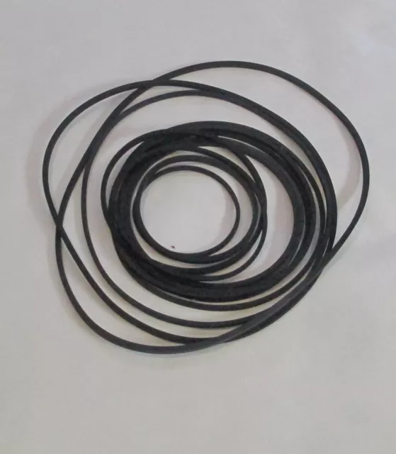 A Set of 18 Rubber Drive Belts / Bands for Cassette Decks, 8 Tracks, Walkman2884