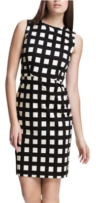 kate spade lorelei pop of color dress. Black And Cream. Sleeveless. Size 10. NWT