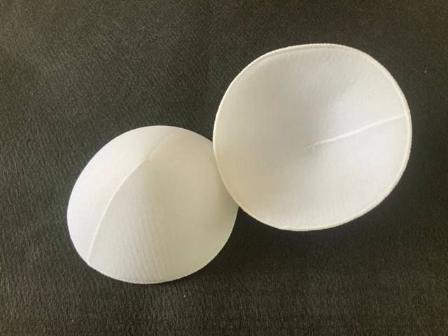 2 COQUES MOUSSE soutien gorge, maillot de bain bustier blanc 75,80,85