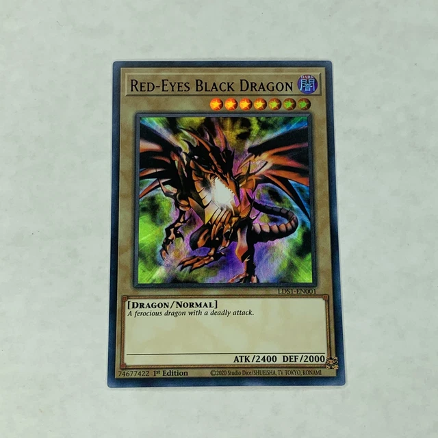 Yu-Gi-Oh! Trading Card - Red-Eyes Darkness Dragon - LDS1-EN003 Common 1st Edition