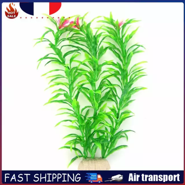 Simulation Plastic Water Grass Fake Underwater Plant Aquarium Decor (Green) FR