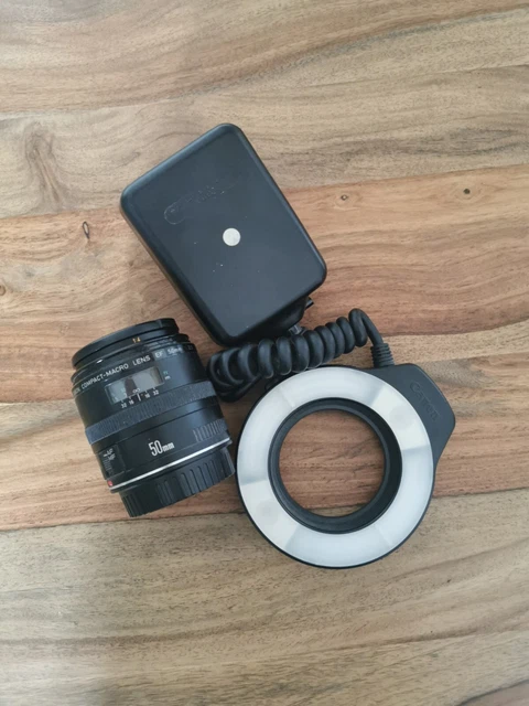 Canon EF 50mm Macro f2.5 + Flash Canon Macro Ring Lite ML-3