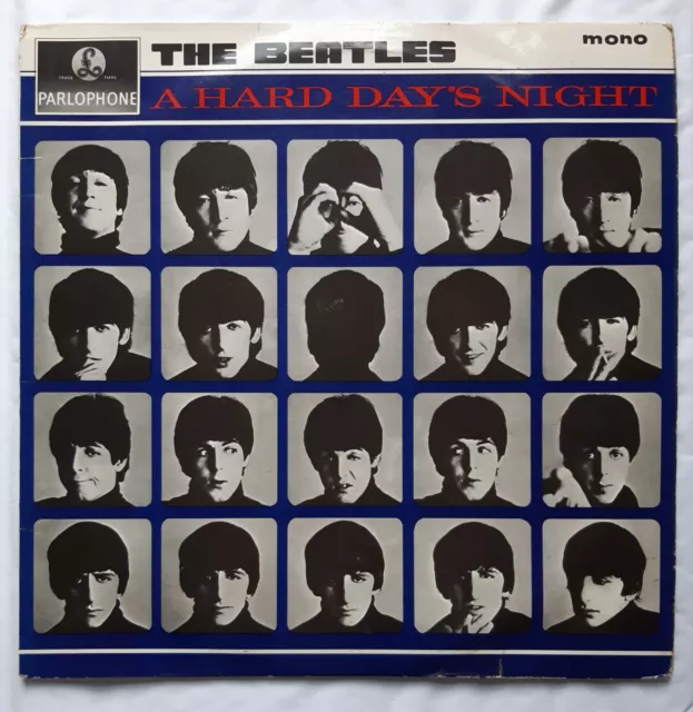 The Beatles - A Hard Day's Night - Lp 1964 Uk Mono - 1St Press - Pmc 1230