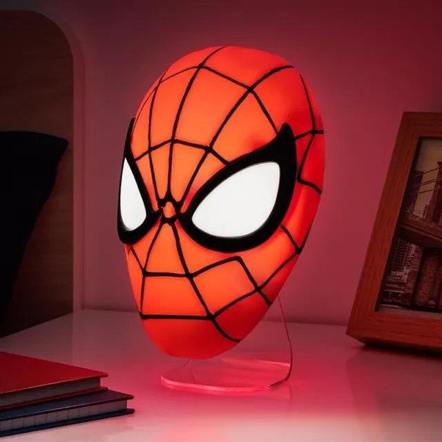 PALADONE MARVEL SPIDER-MAN Mask Light Lampada Da Tavolo Applique A Parete  Disney EUR 27,90 - PicClick IT