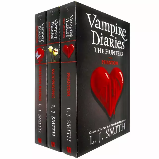 Vampire Diaries The Hunters Series-3 By L J Smith 3 Books (8-10)- Ages 12-17 -PB