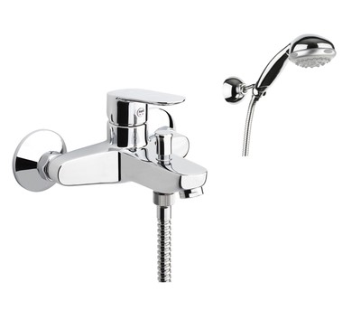 Cora Rubinetto miscelatore monocomando vasca da bagno Fromac serie Cora Art 2600 