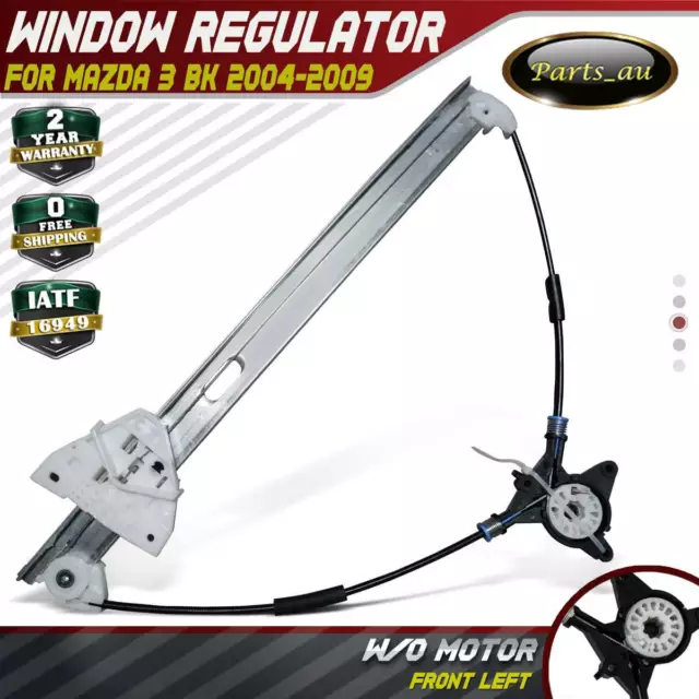 Power Electric Window Regulator w/o Motor Front Left LH for Mazda 3 BK 2003-2009