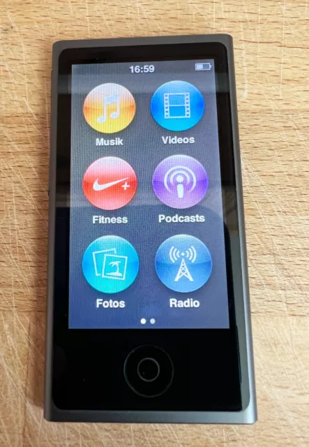 Apple iPod Nano 8. Generation, 16GB - A1446 Space Grau Modell MKN52LL