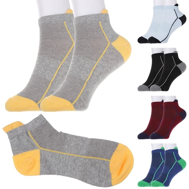 Calze alla caviglia sottili cotone biologico traspiranti uomo calze sportive