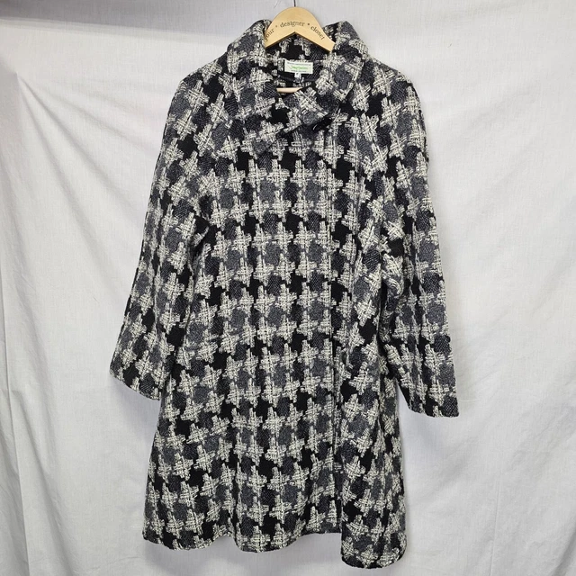 JIMMY HOURIHAN VINTAGE Donegal Tweed Full Length Coat £146.30