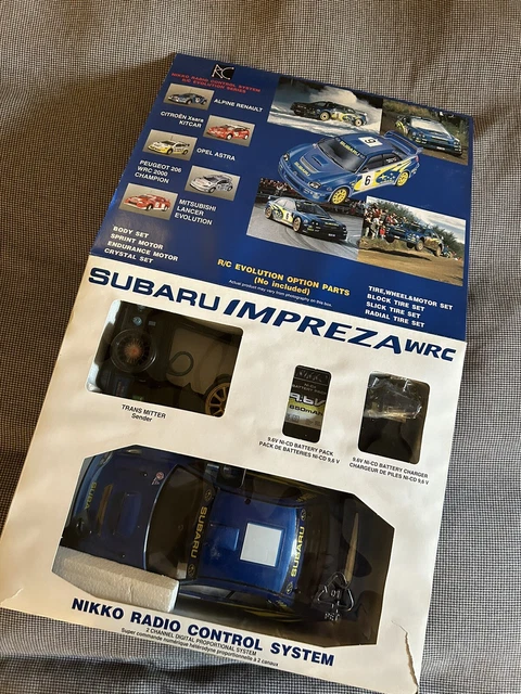 NIKKO RADIO CONTROL System Subaru Impreza WRC Vintage Great Cond Tested Working ?�49.99 - PicClick UK