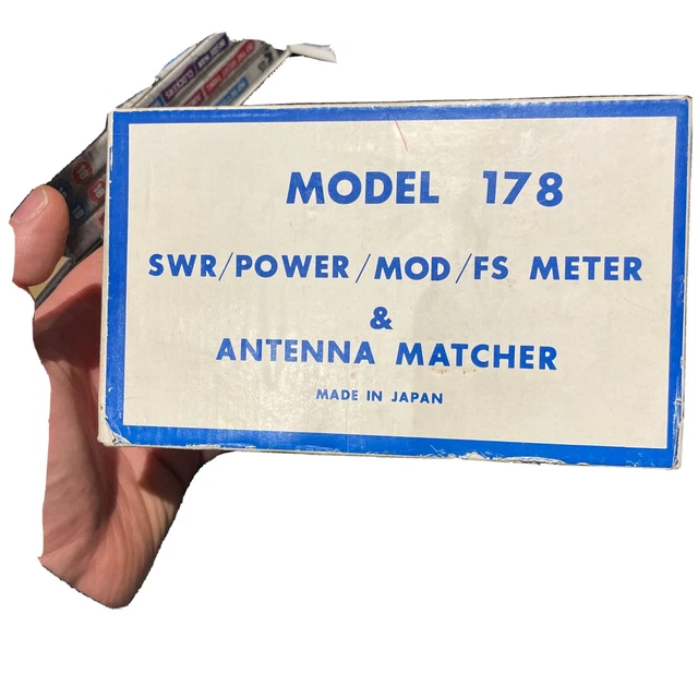 Compteur Vintage Model 178 - SWR/Power/Mod/FS Meter - Non Testé - Occasion