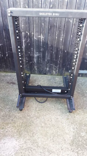 Skeletek B16U Rack Trolley/Stand. For Network Or Music Gear. Quality Sturdy Rack