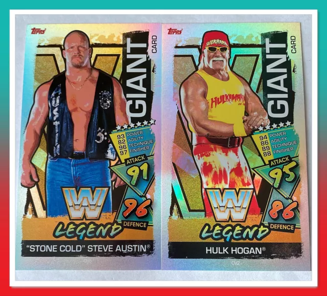 2021 Topps WWE Slam Attax Wrestling Trading Cards - Giant XL Cards