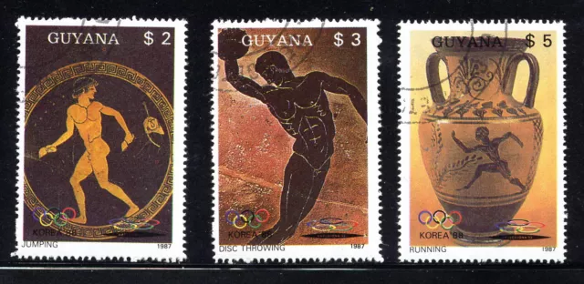 Guyana 1987, Mi.-Nr.: 2061-2063, gestempelt, ansehen,(M20)