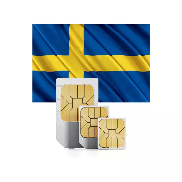 SIM Karte für Skandinavien / 8 GB - 12 GB für 1 Monat