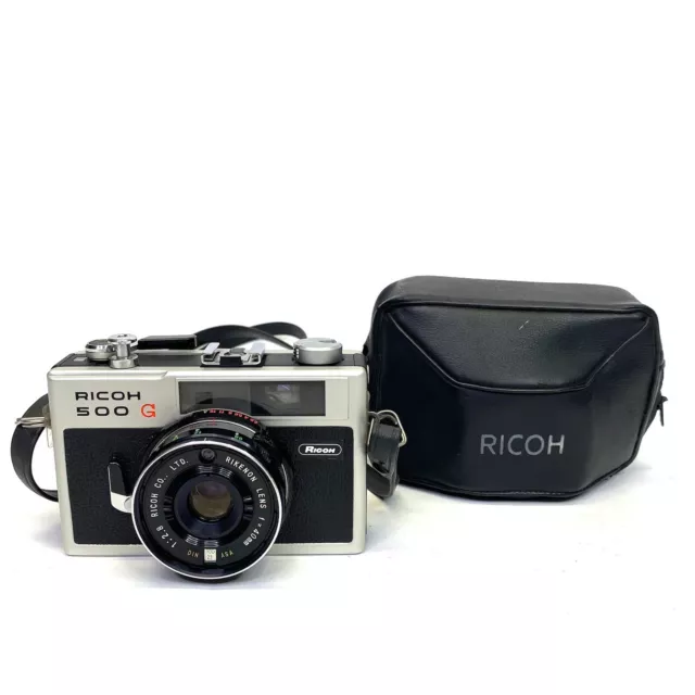 Vintage Ricoh 500G 35mm Rangefinder Film Camera F2.8 40MM UNTESTED*