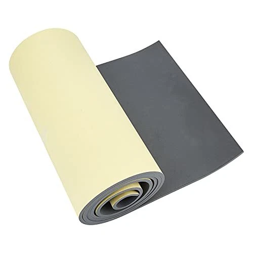 BENECREAT 200x30cm Rouleau de Mousse Auto Adhésive 3mm Épais Gris Feuilles de...