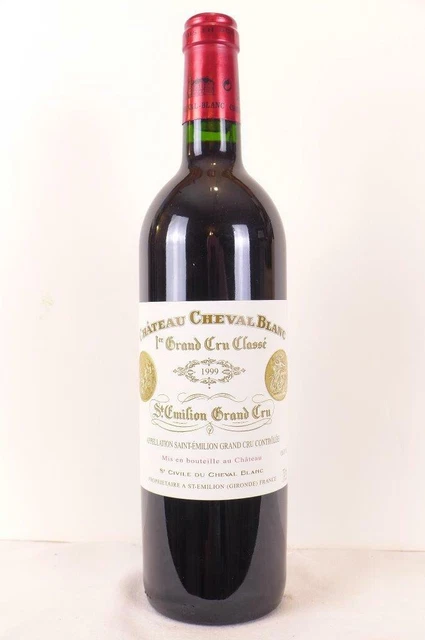 saint-émilion château cheval blanc grand cru classé A rouge 1999 - bordeaux