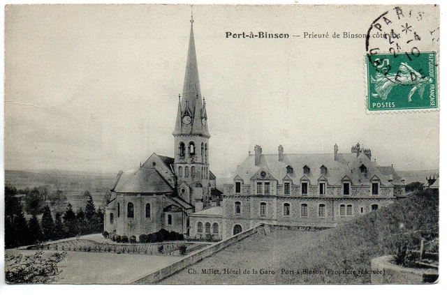 PORT A BINSON - Marne - CPA 51 - le Prieuré de Binson 5