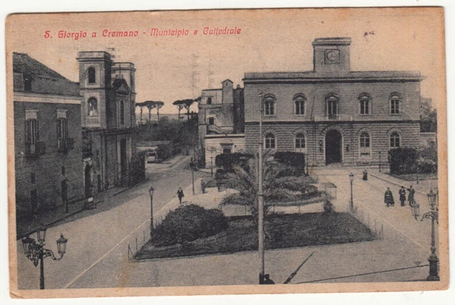 23-24143 - Napoli Giorgio Cremano - Municipio E Cattedrale Viaggiata 1927
