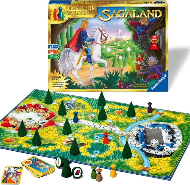 Ravensburger Sagaland  Gesellschaftsspiel Für Kinder Und Erwachsene, 2-6 Spieler