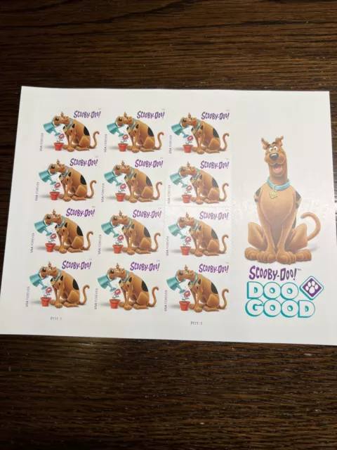 Scott #5299 Forever Scooby-Doo/Full Sheet of 12 Postage Stamps - MNH-2018-US