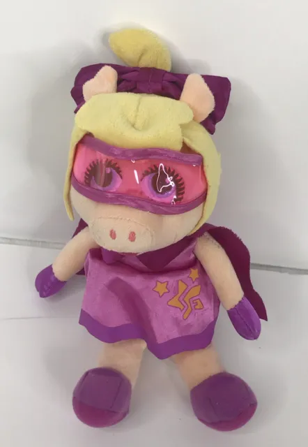 Disney Jr Muppet Babies Plush Miss Piggy Super Fabulous Soft Doll Stuffed Toy