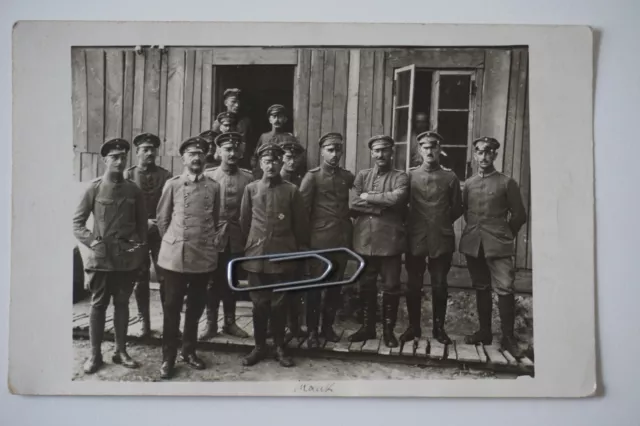 #655 Foto-AK: Landwehr-Infanterie-Regiment Nr. 110 Offiziere Orden EK1