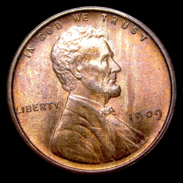 1909 VDB Lincoln Cent Wheat Penny ---- Gem BU Condition Coin ---- #II158