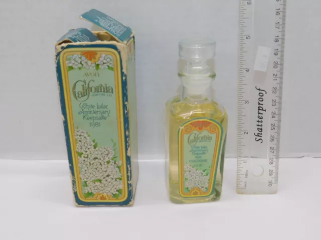 VIntage Avon California Perfume Co. Anniversary Keepsake 1981 bottle