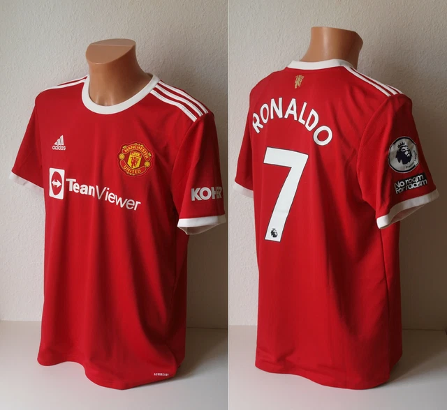 adidas Manchester United RONALDO Trikot XL Neu Premier League England Badges PL