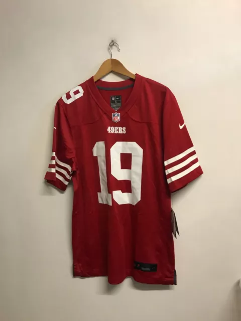 San Francisco 49ers Jersey Men's Nike NFL Home Jersey - S - Samuel 19 - NWD