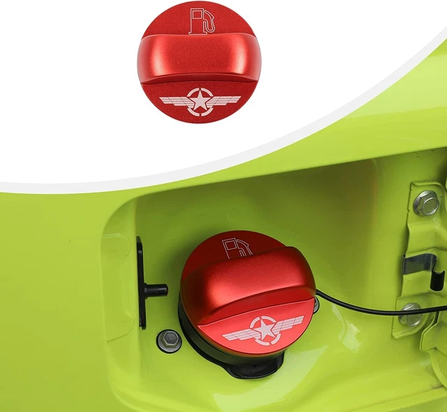 SUZUKI JIMNY SIERRA Fuel Tank Oil Gas Cap Cover Red ANTC JB64/JB74 From