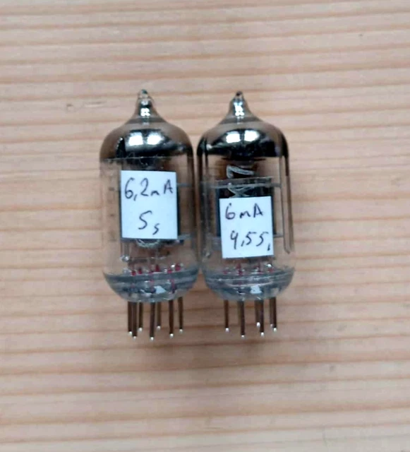 NOS ONE PAIR (2) Voskhod 5654 6J1P-EV/6ZH1P-EV Pair Rocket - Foto 7