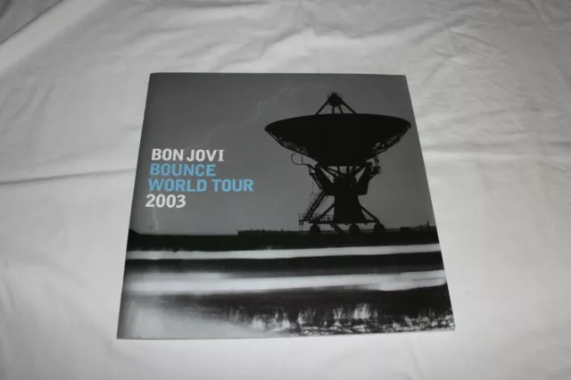 Bon Jovi Bounce Silver edition world tour programme 2003 Great Condition