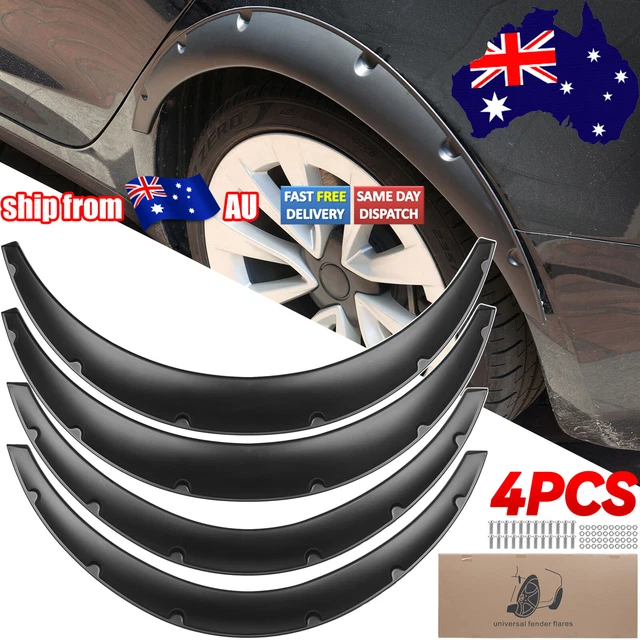 UNIVERSAL FENDER FLARES Flexible Extra Wide Body Kit Wheel Arches