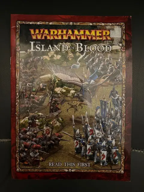 Warhammer The Island of Blood Read This First Paperback Book Used