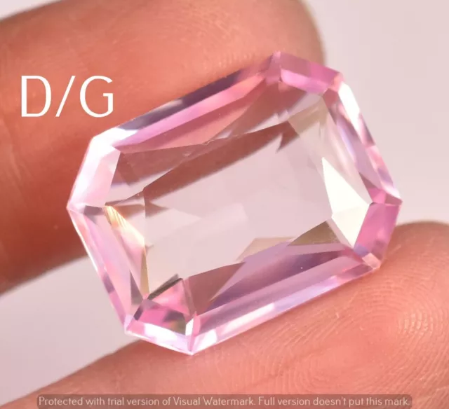 Morganite rose naturelle du Brésil de 18,65 ct Superbe pierre précieuse non... 2