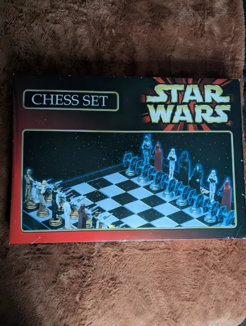 Star Wars 1999 Schach 3D Chess A La Carte New Boxed Sealed Rare VIntage  Trilogy