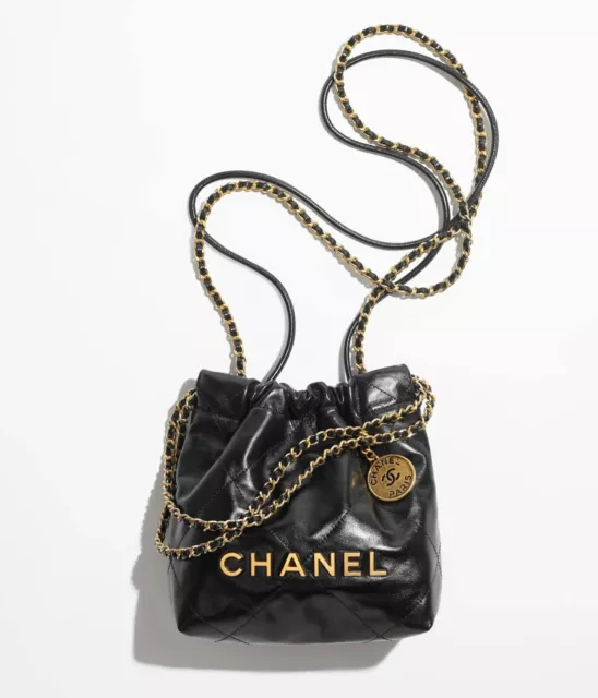 SOLD OUT 100% Auth BNIB CHANEL 22 Mini Bag Hobo Tote Bag in Black $5,999.00  - PicClick
