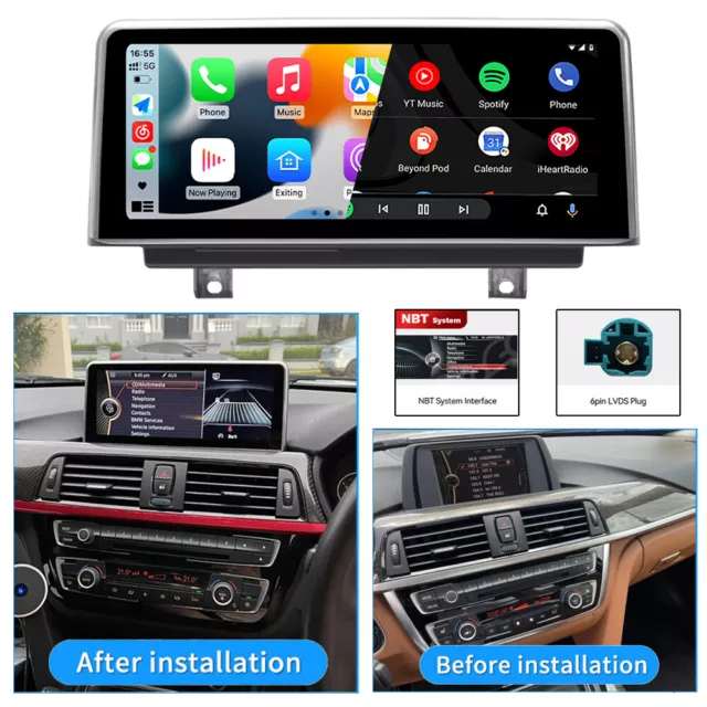 Android 13 Autoradio 6+64GB GPS Navi WIFI 4G DSP Für BMW F30 F31 F32 F33 F34 F36