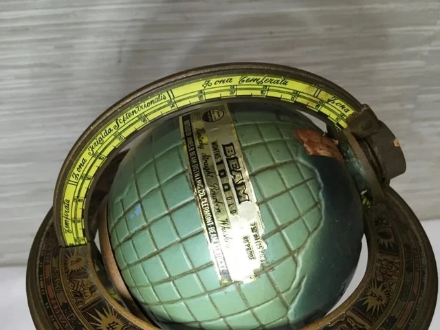 Whiskey Decanter Beam World Globe