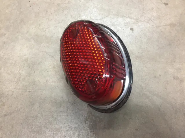 Nu-Ray Tail License Light Red Glass Vintage Hot Rod Trog Scta Shop Clean Out