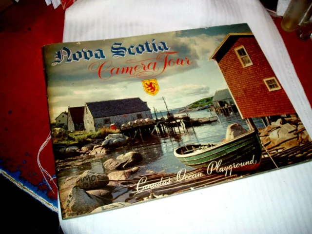 Vintage NOVA SCOTIA CAMERA TOUR BOOK, Soft Cover, 55 pages